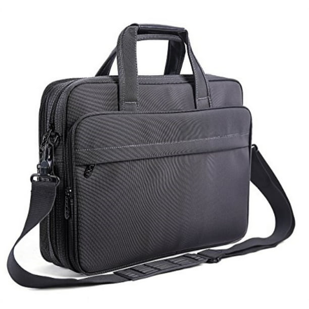 Nylon Bag Business Men Bags Laptop Tote Briefcases Crossbody Bags Shoulder Handbag Black 14 Inches 